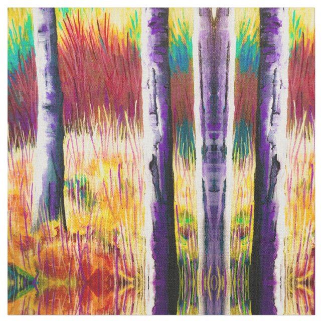Tissu abstrait sauvage Aspen (Fermer)