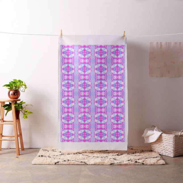 Tissu Abstrait surf Hot rose violet (In Situ)