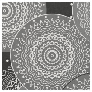 Tissu Abstraits cercles géométriques modernes formes ron