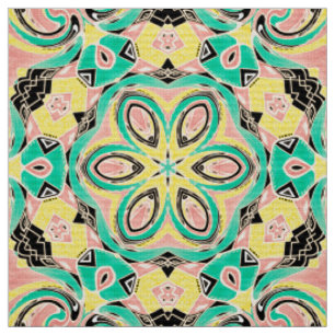 Tissu Abstraits formes modernes géométriques imprimer ma