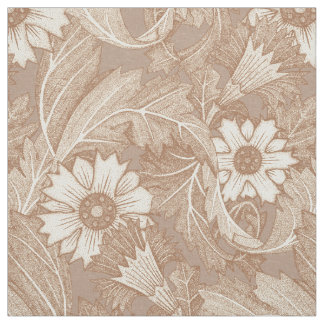 Tissu acanthus ginger acorn