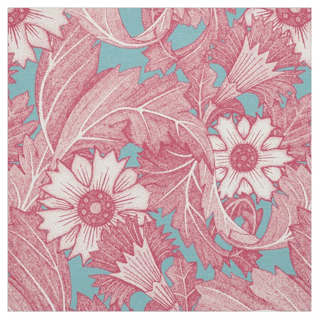 Tissu acanthus viva magenta (Échantillon)