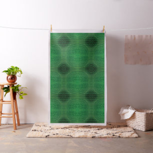 Tissu Acceptation   Médaillons de méditation verte