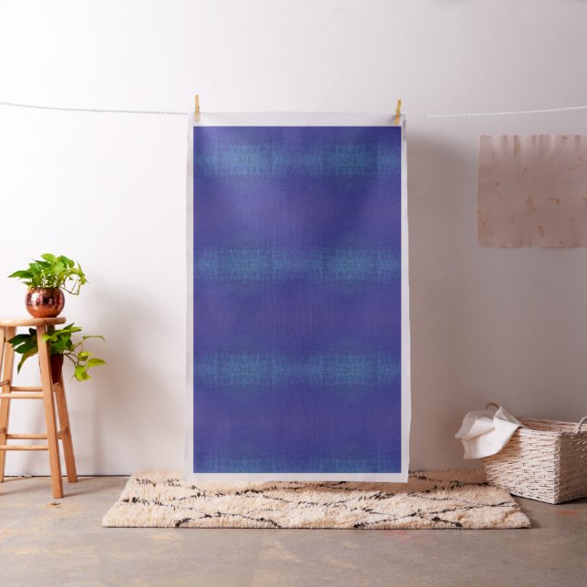 Tissu Acceptation | Motif de Blue Indigo Violet Shibori (In Situ)