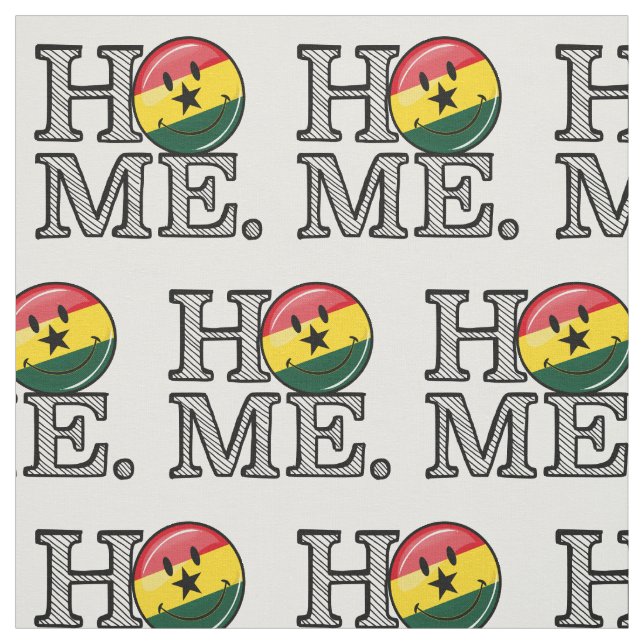 Tissu Accueil Ghana Smiling Drapeau Ménage (Échantillon)