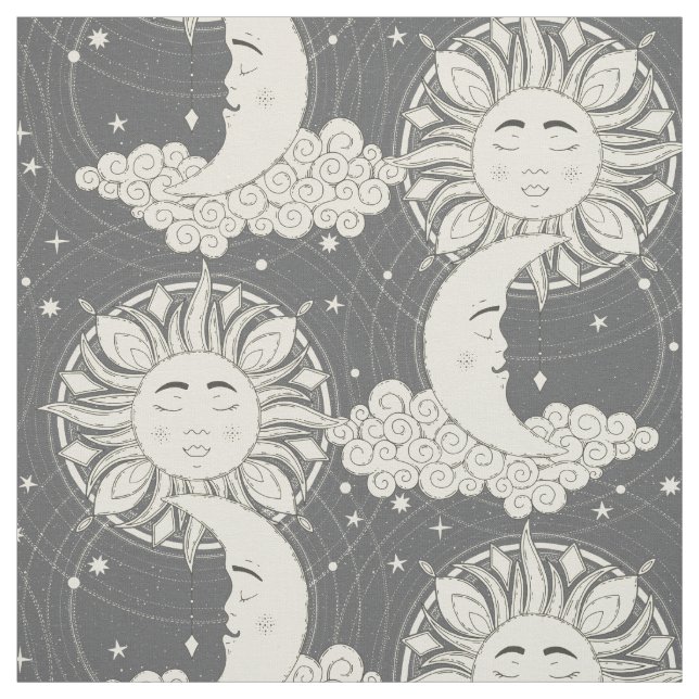 Tissu acier de rêve bohème (Échantillon)
