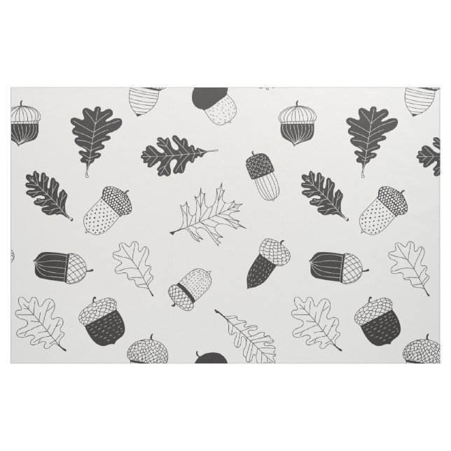 Tissu Acorns et feuille (Fat Quarter)
