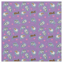 Tissu adorable d'impression de rat