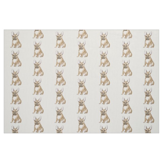 Tissu Adorable french bulldog (Fat Quarter)