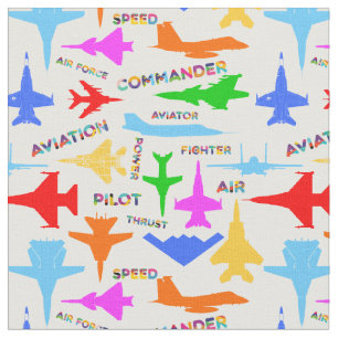 Tissu Aéronefs colorés de l'aviation militaire