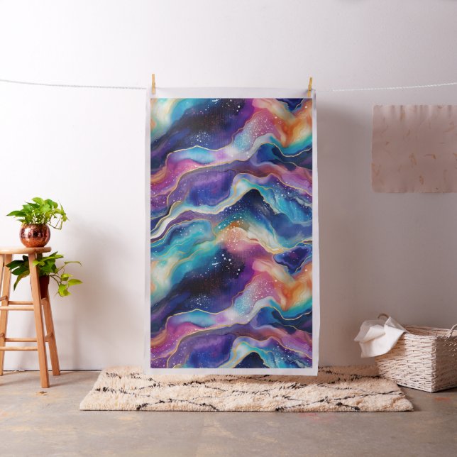 Tissu Aesthétique agneau arc-en-ciel parties scintillant (In Situ)