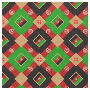 Tissu Afghan Flag & Afghanistan Trendy Fabric/fashion