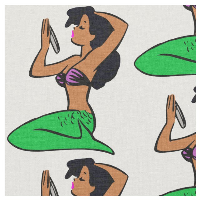 Tissu afro latina mermaid (Fermer)