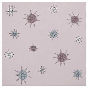 Tissu Âge atomique Starburst Planètes Lumière violet