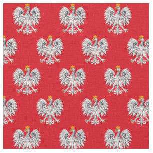 Tissu Aigle Polonais, mode, drapeau, Pologne