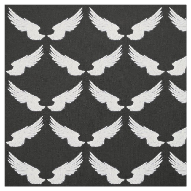 Tissu Ailes blanches d'ange de Falln (Échantillon)