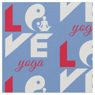 Tissu Aimer le yoga
