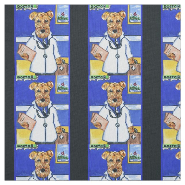 Tissu Airedale Terrier (Échantillon)