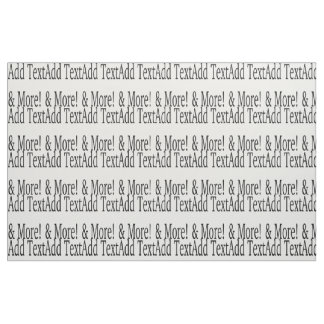 Tissu Ajouter du texte et plus ! Customisez votre propre