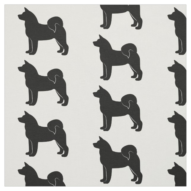 Tissu Akita en Silhouette (Échantillon)