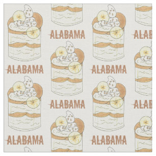 Tissu Alabama Southern Banana Pudding Dessert Foodie AL