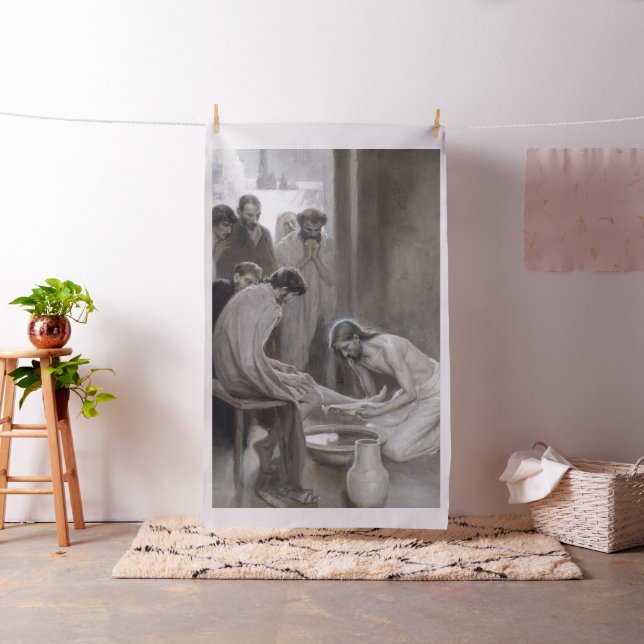 Tissu Albert Edelfeel - Jésus Laver les pieds des discip (In Situ)