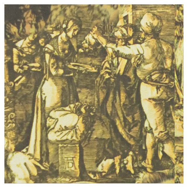 Tissu Albrecht Dürer Sienne (Fermer)