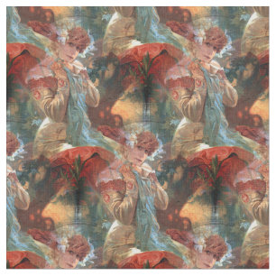 Tissu Alfons Mucha Lefevre 1903 Utile
