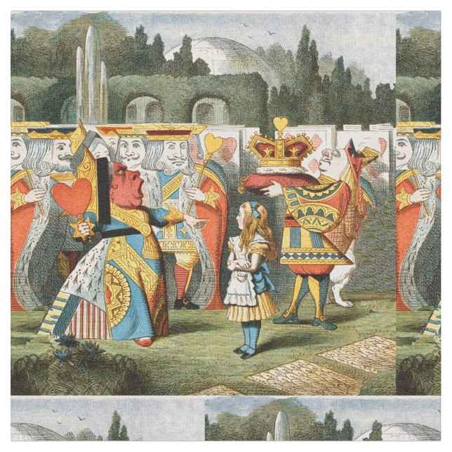 Tissu Alice à Wonderland (Fermer)