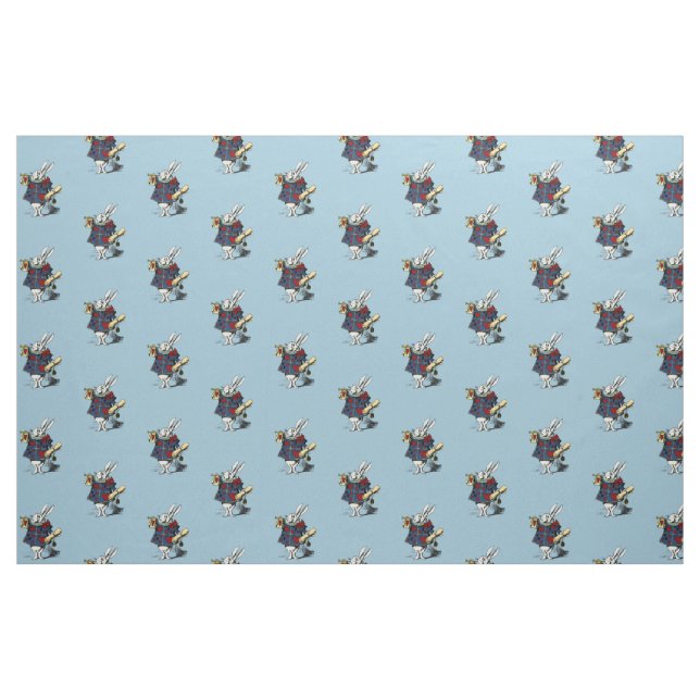 Tissu Alice dans le conte de fées de lapin blanc du pays (Yard)