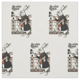 Tissu Alice White Rabbit Classic Wonderland