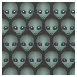 Tissu Alien Cute Alein Tissu Personnalisé E.T.Tiss