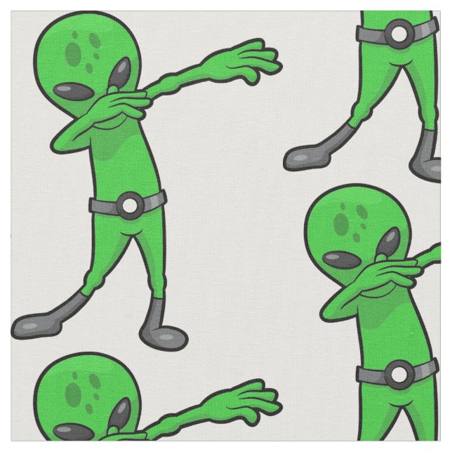 Tissu alien halloween dabbing (Fermer)
