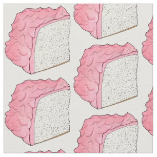 Tissu Aliments Angel rose Éponge Gâteau Tranches Cuisson