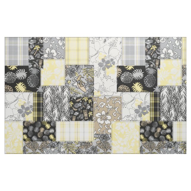 Tissu Aloha Patchwork Imprimés tropicaux hawaïens - Neut (Fat Quarter)