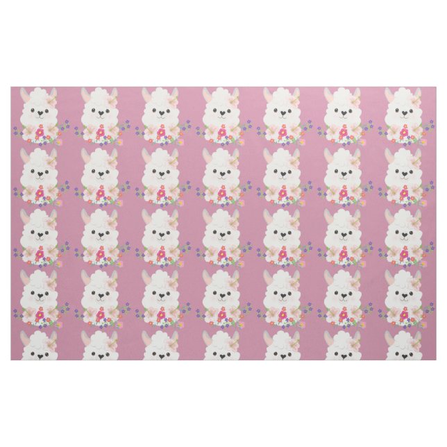 Tissu Alpaga adorable (Fat Quarter)