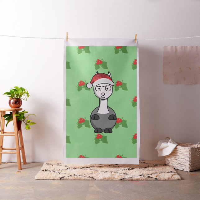 tissu alpaga père Noël (In Situ)