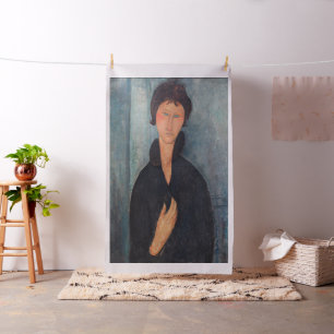 Tissu Amedeo Modigliani - Femme aux yeux bleus