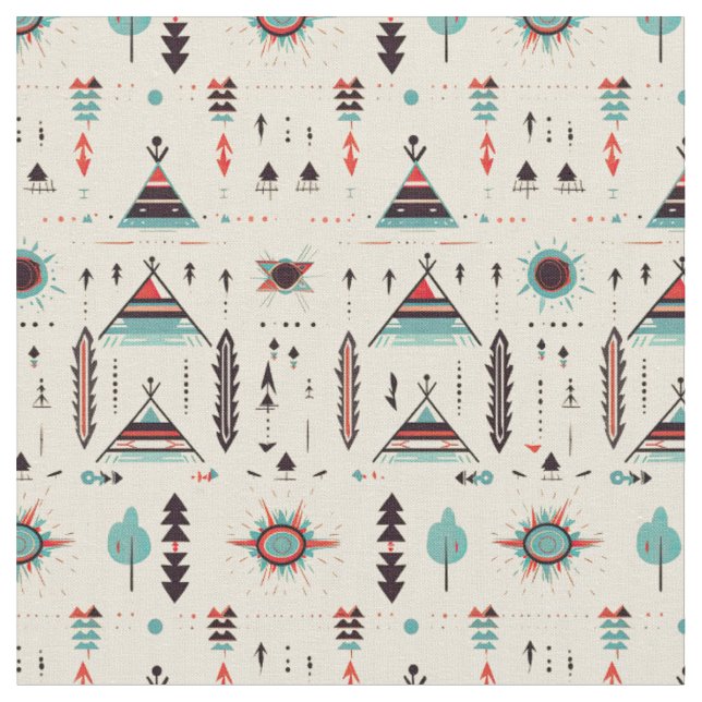 Tissu Amérindien (Fermer)