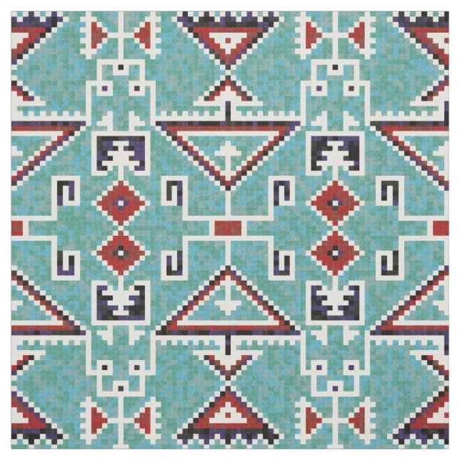 Tissu Amérindiens Navajo Motif (Échantillon)