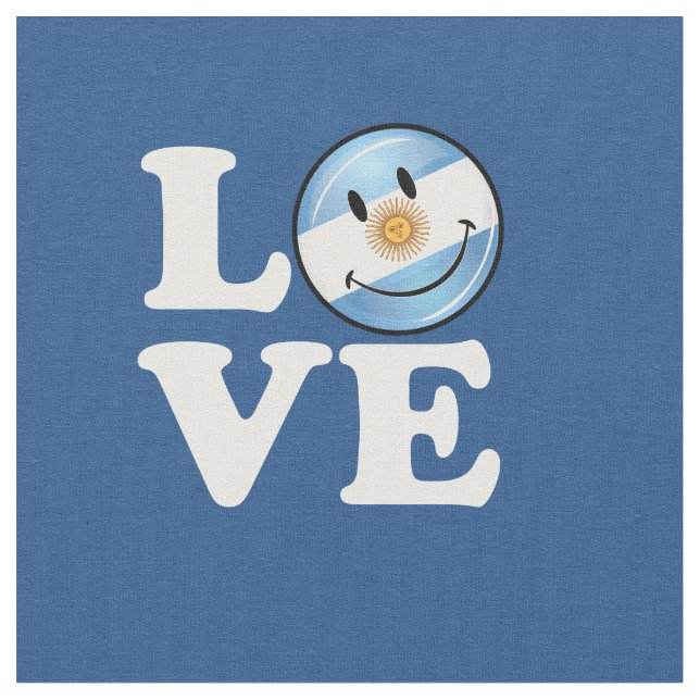 Tissu Amour Argentine (Fermer)