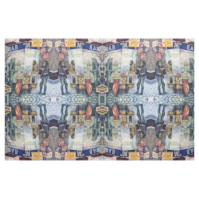 Tissu Amour avec les problèmes, et en difficulté avec l' (Fat Quarter)