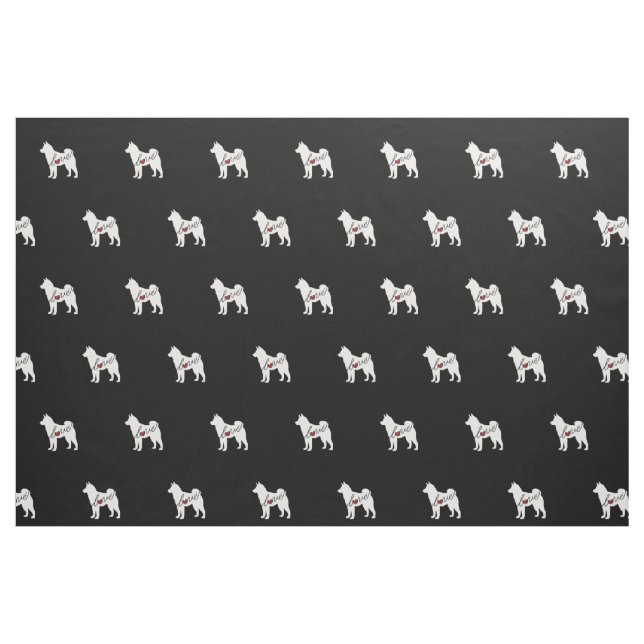 Tissu Amour d'Akita (Fat Quarter)