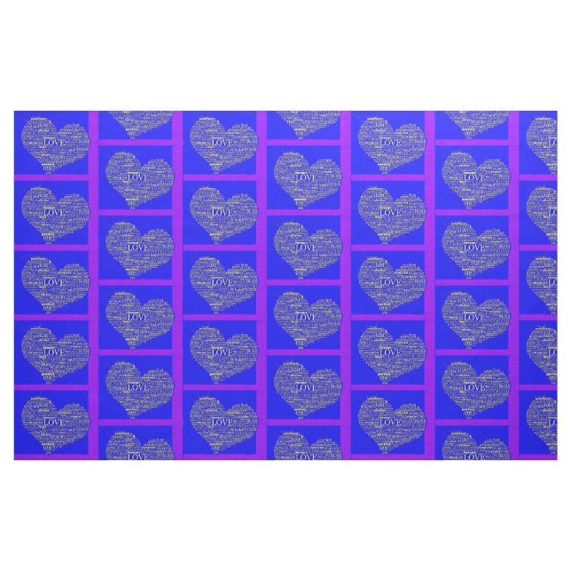 Tissu Amour....dans tant de mots (Fat Quarter)