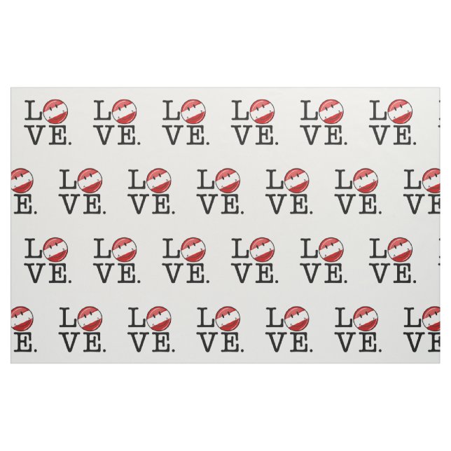Tissu Amour d'Autriche Drapeau souriant (Fat Quarter)