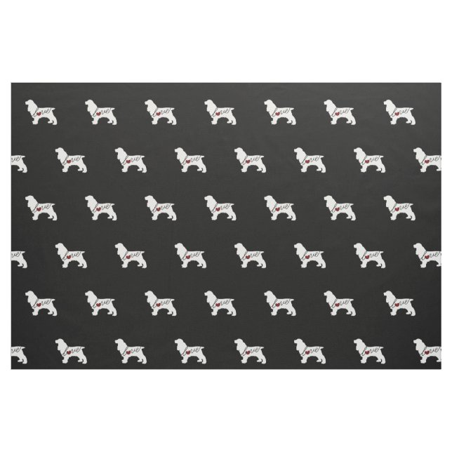 Tissu Amour de cocker (Fat Quarter)