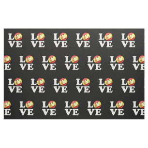 Tissu Amour de drapeau de sourire de l'Espagne