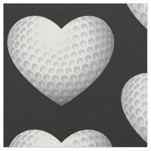 Tissu amour golf coeur sports athlétisme