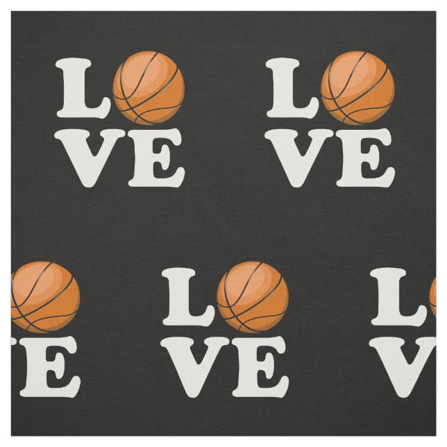 Tissu Amour pour le basket-ball (Échantillon)