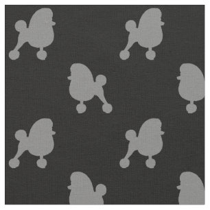 Tissu Amoureux des chiens Motif de silhouettes de canicu